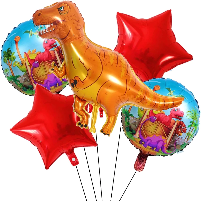 Dinosaur Foil Balloon Set