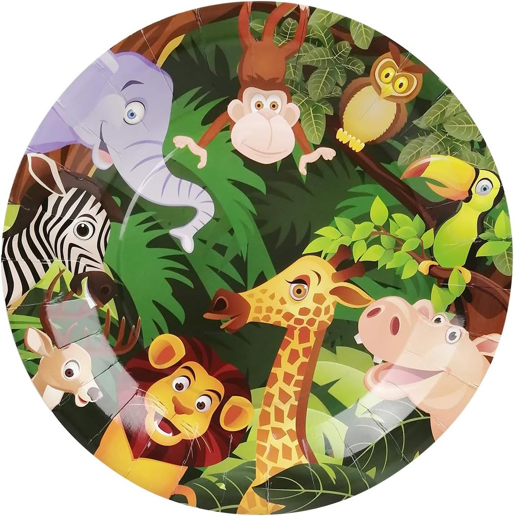 Jungle Theme Paper Plates