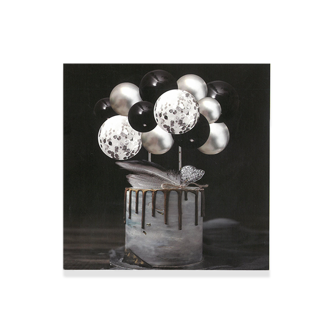 Black & Silver Party Balloons