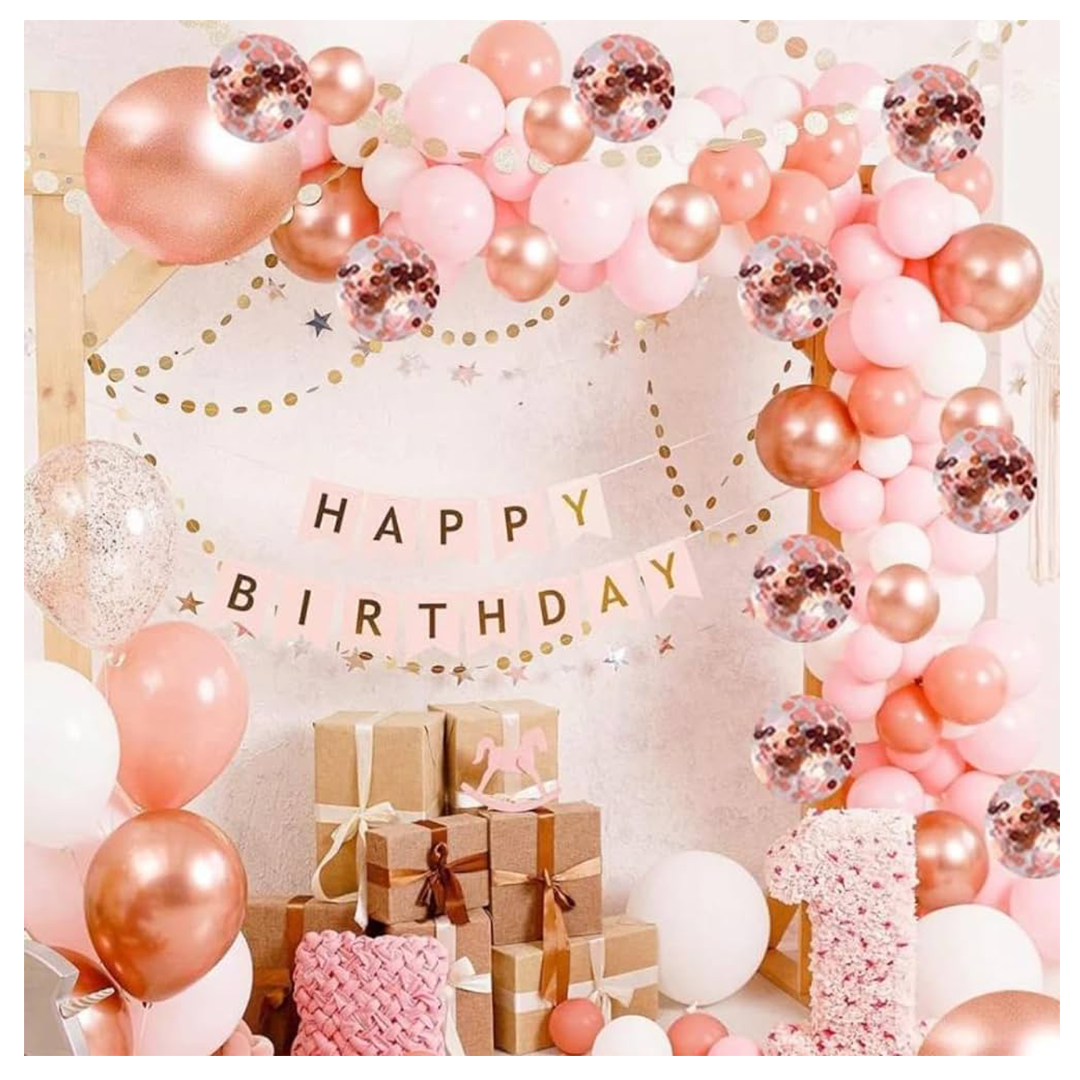 A touch Of Pink & Rose Gold