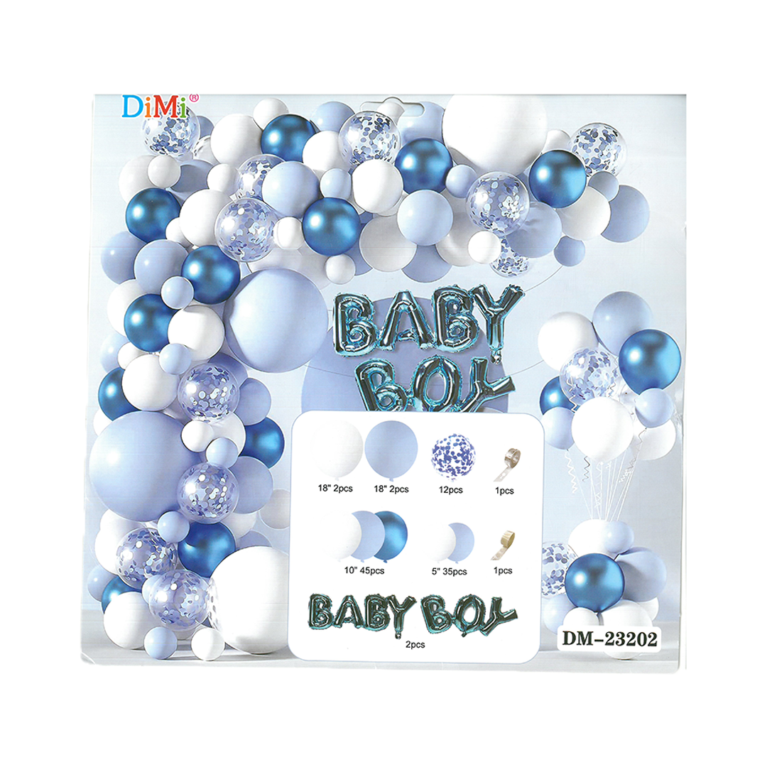 Baby Boy Balloons Theme