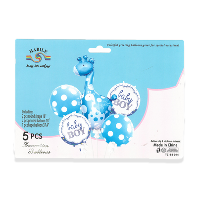 Its A Baby Boy Giraffe Theme Set 5 pc