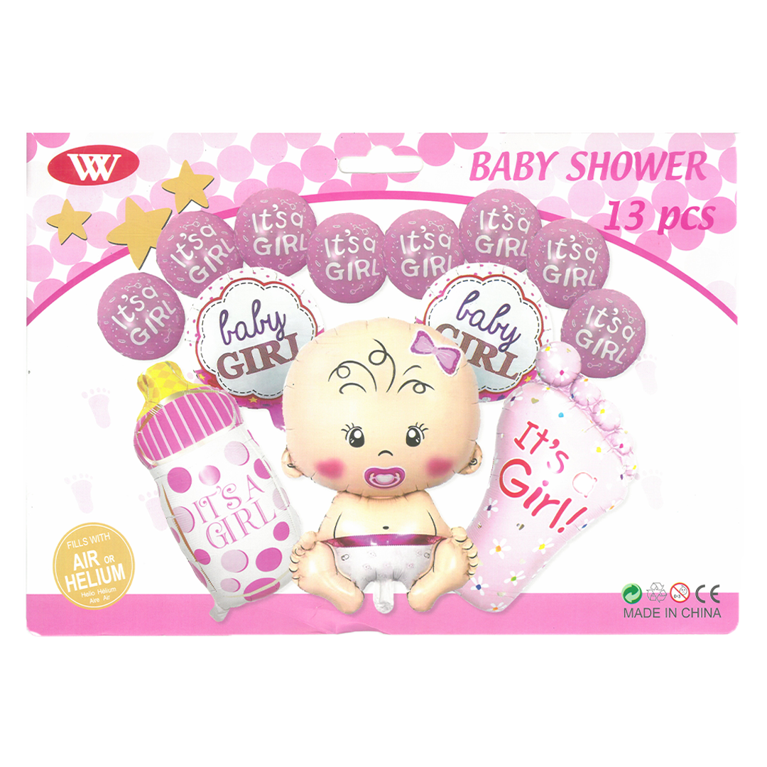 Its A Baby Girl Theme Set 13 pcs