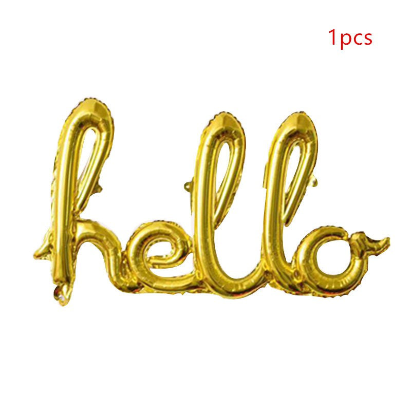 hello foil balloonos