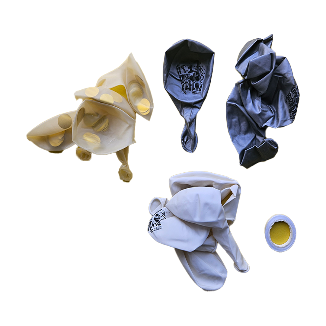 Its My Half Birthday Balloons Set - Silver