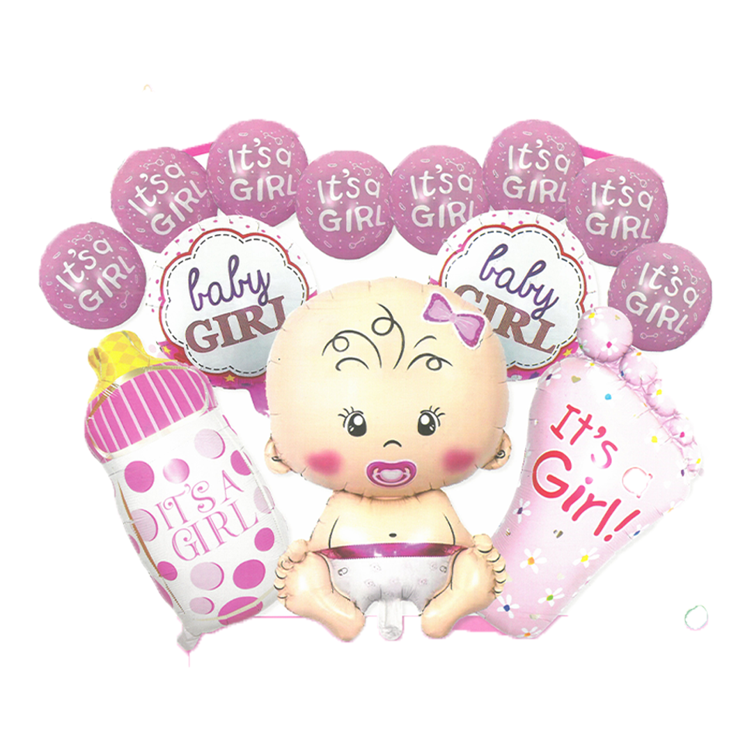 Its A Baby Girl Theme Set 13 pcs