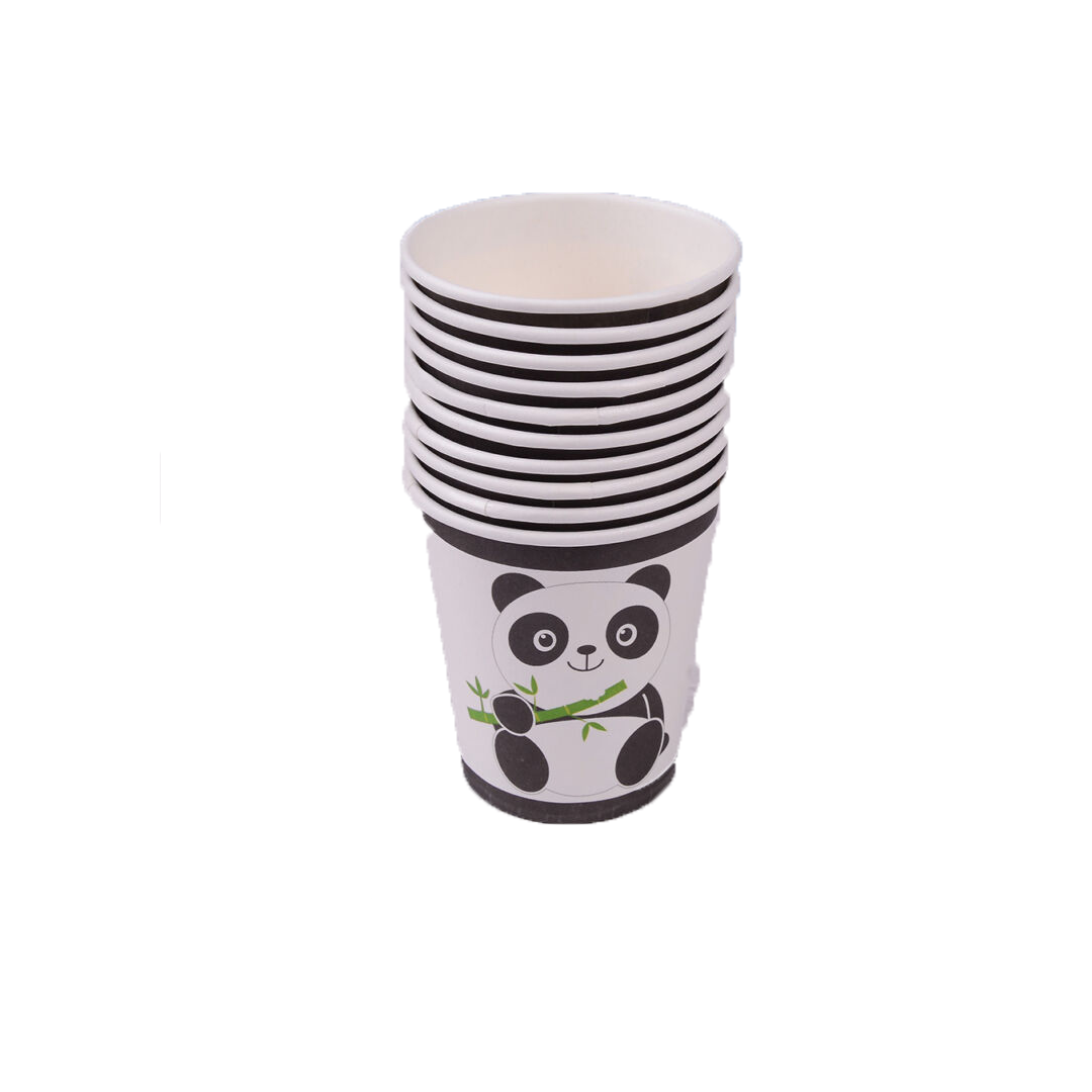 Panda Theme Paper Cups