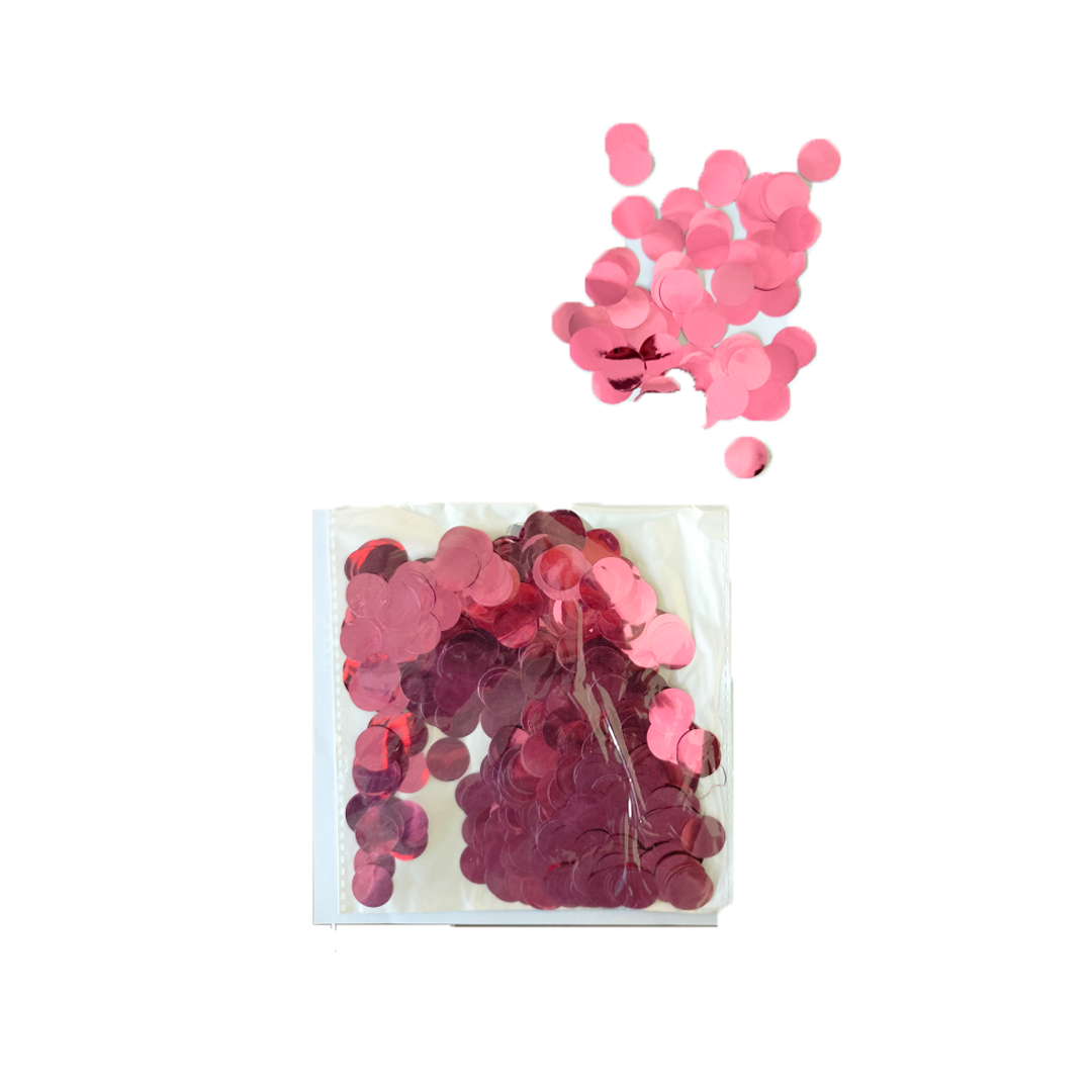 Chrome Pink Dot Confetti