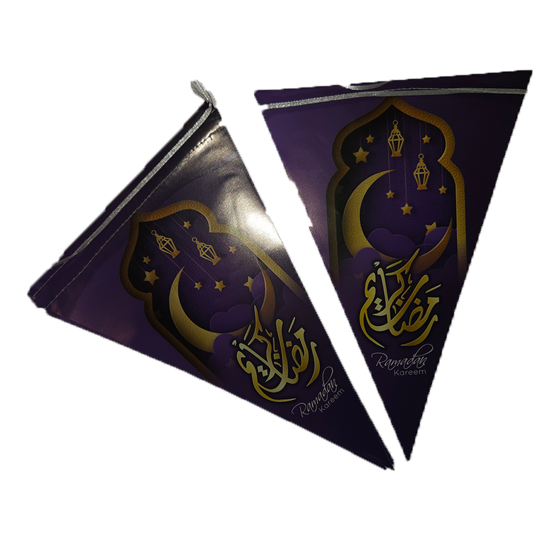Ramadan Kareem Flag Banners - Purple