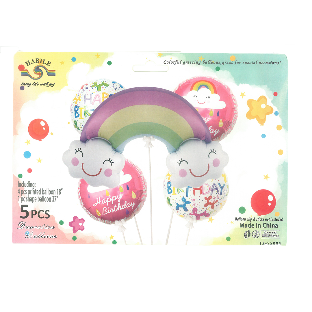 Rainbow Cloud Character Theme Set