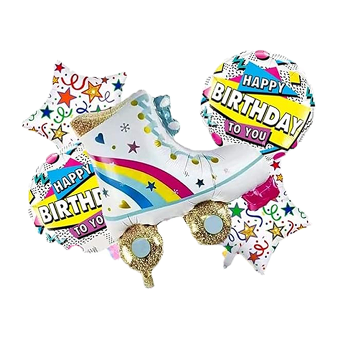 Roller Skates Foil Balloons