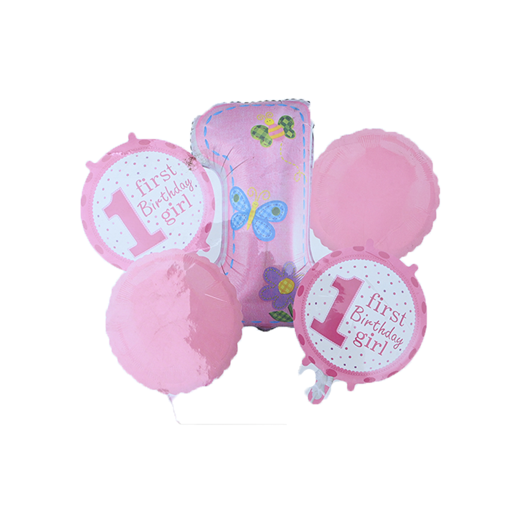 Girls 1st Birthday Theme Set