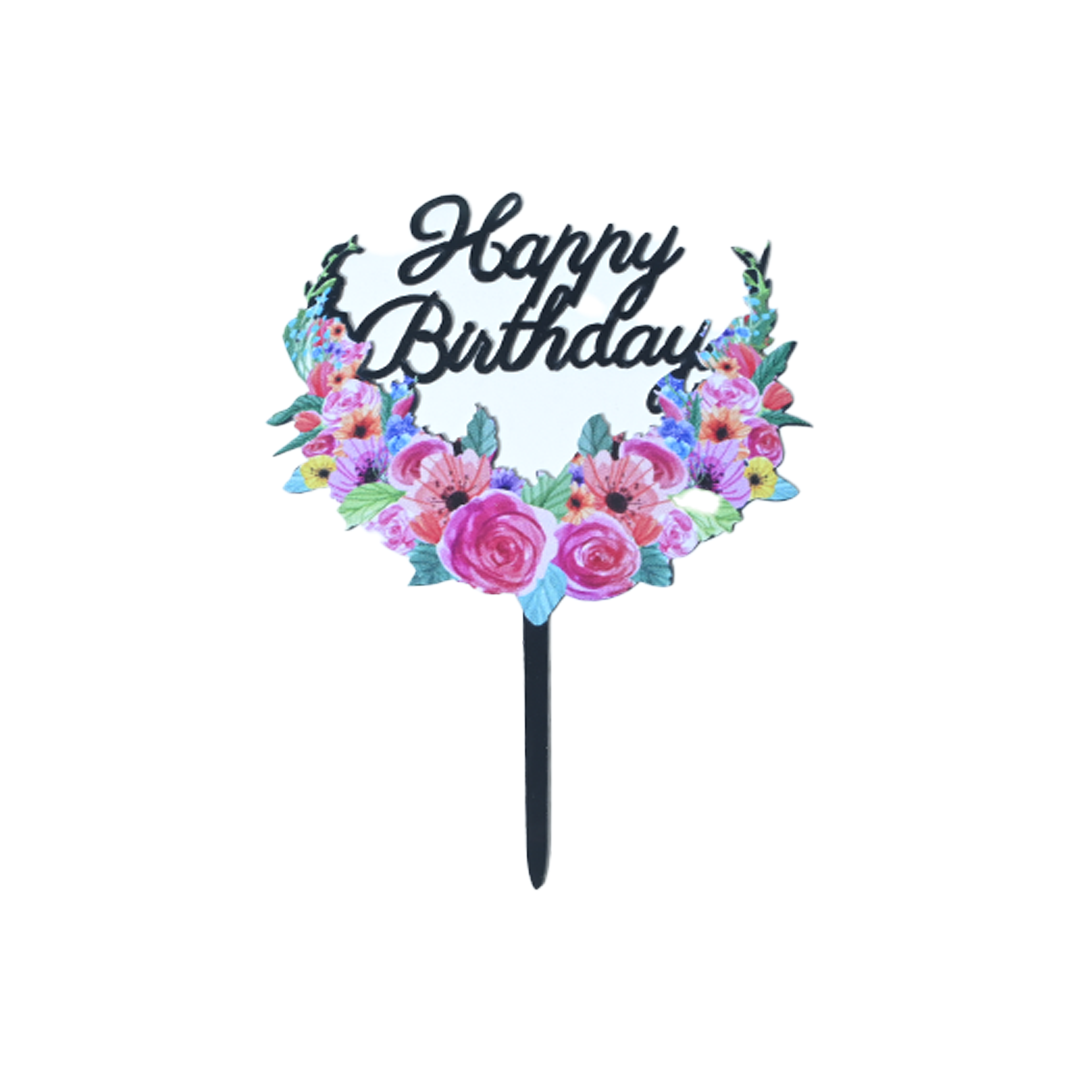 Happy Birthday Cake Topper