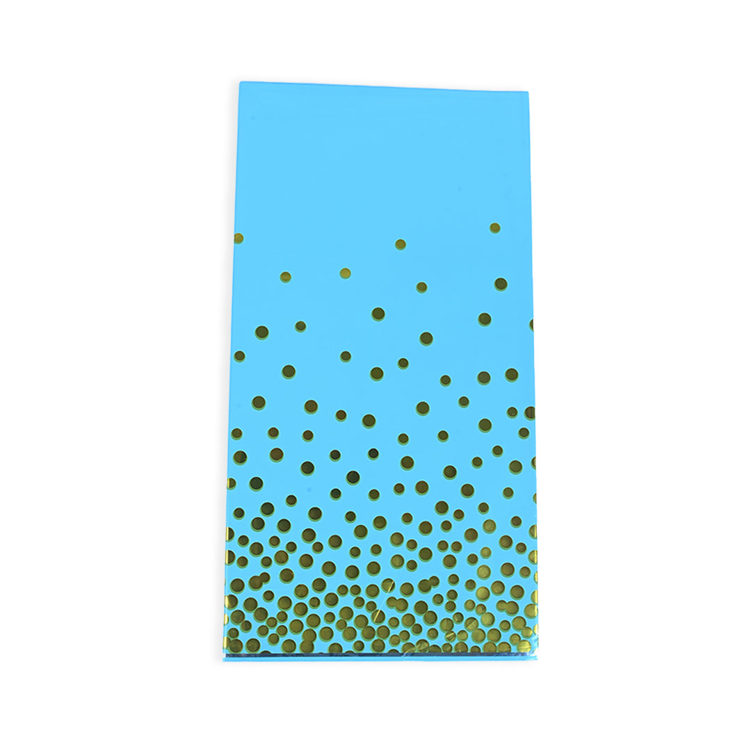 Blue & Golden Polka Dots table Sheet