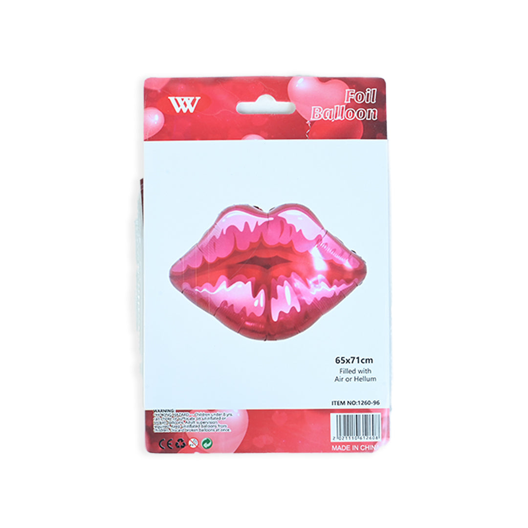 Red Lips Single Foil balloon