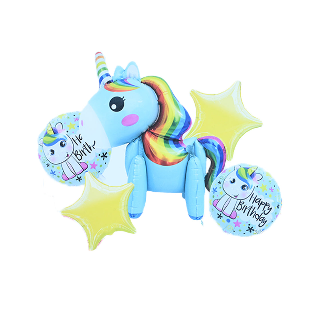 Blue Unicorn Theme set