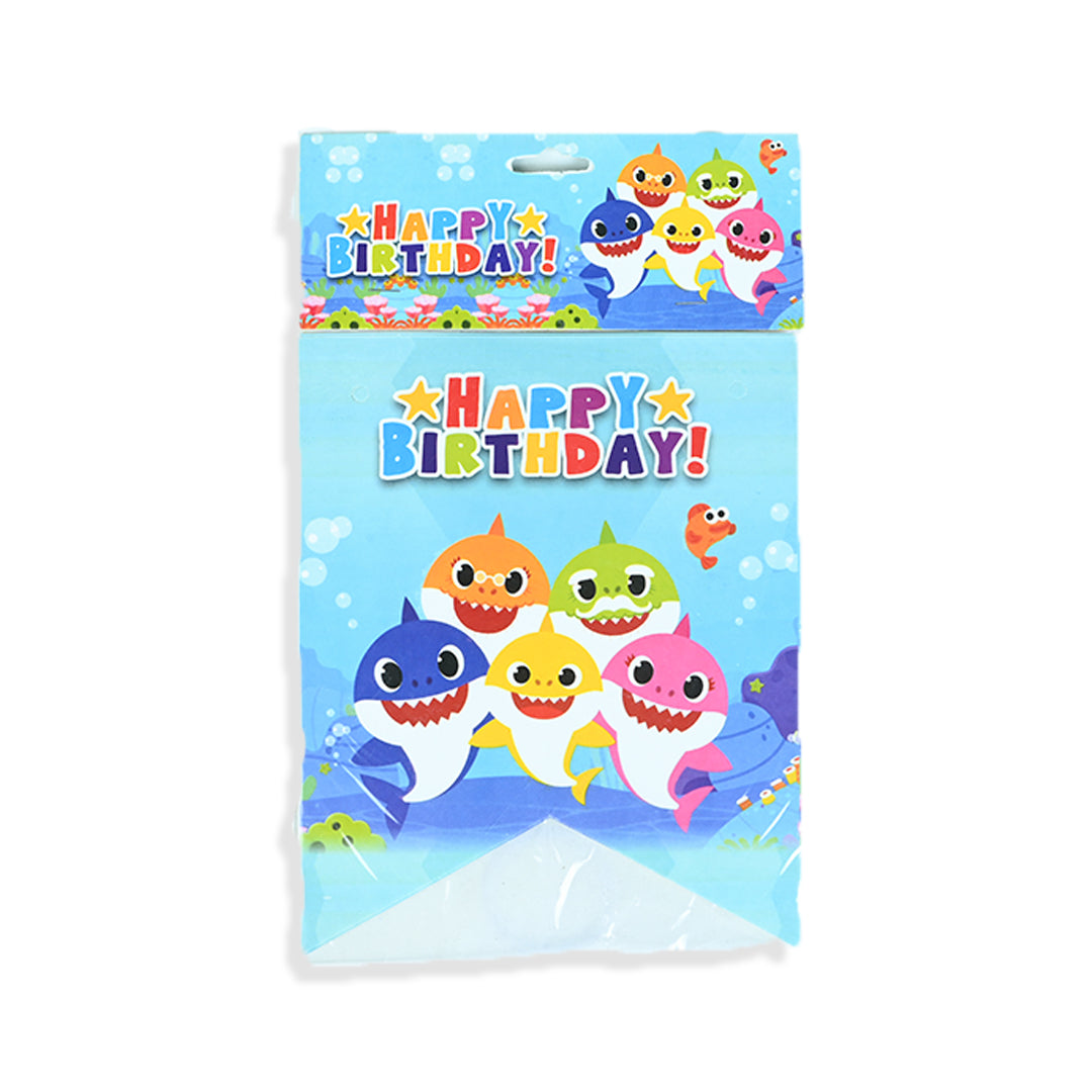HBD Baby Shark Character Banner