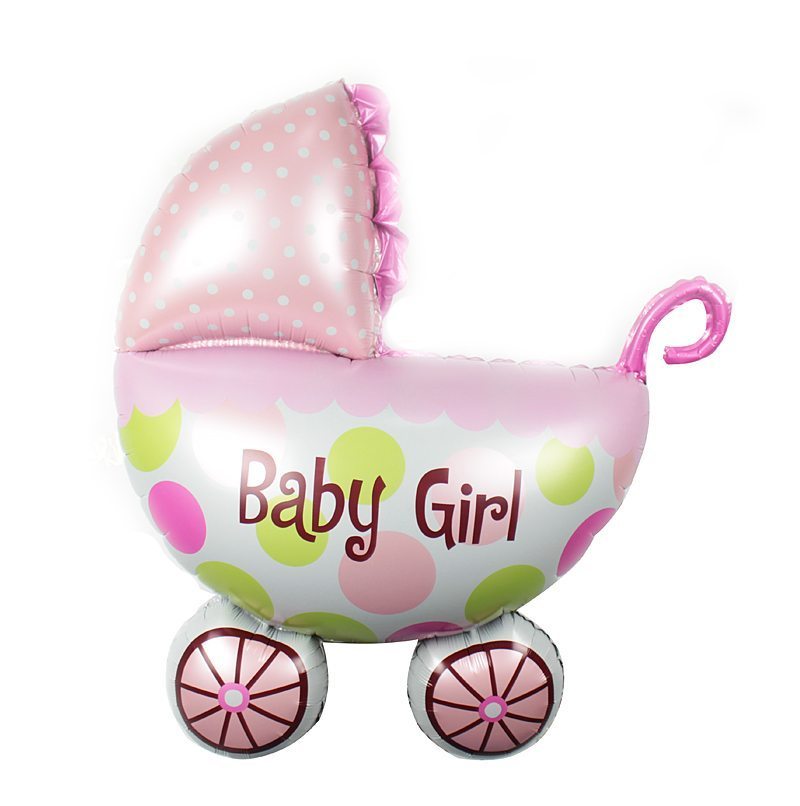 17 Pc Foil Balloon Theme Set Baby Girl