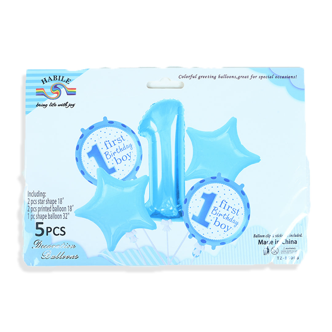 Boy 1st Birthday Theme Set