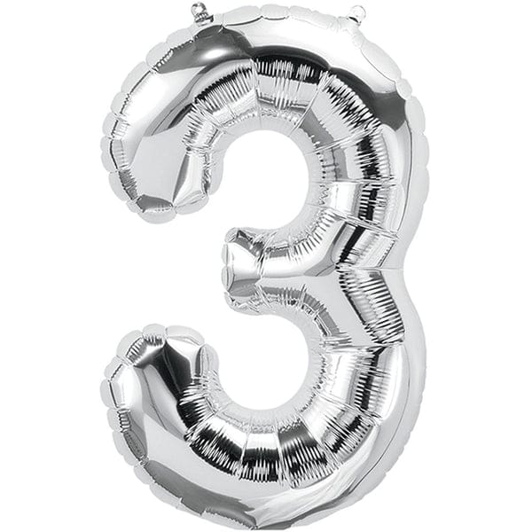 Numbered Single Foil balloons