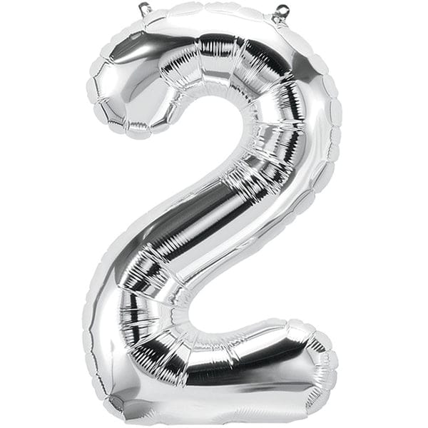 Numbered Single Foil balloons