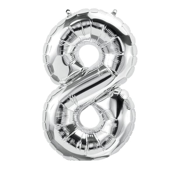 Numbered Single Foil balloons