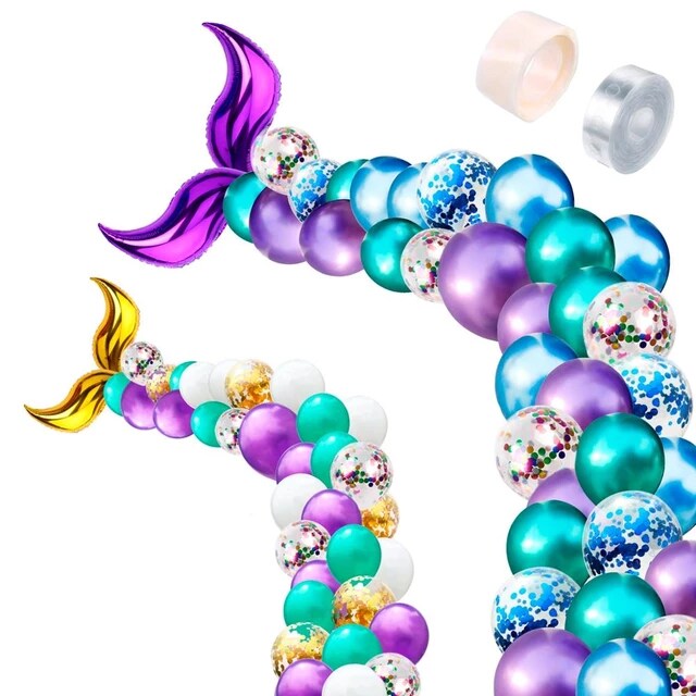 Mermaid Tail Balloon Garland