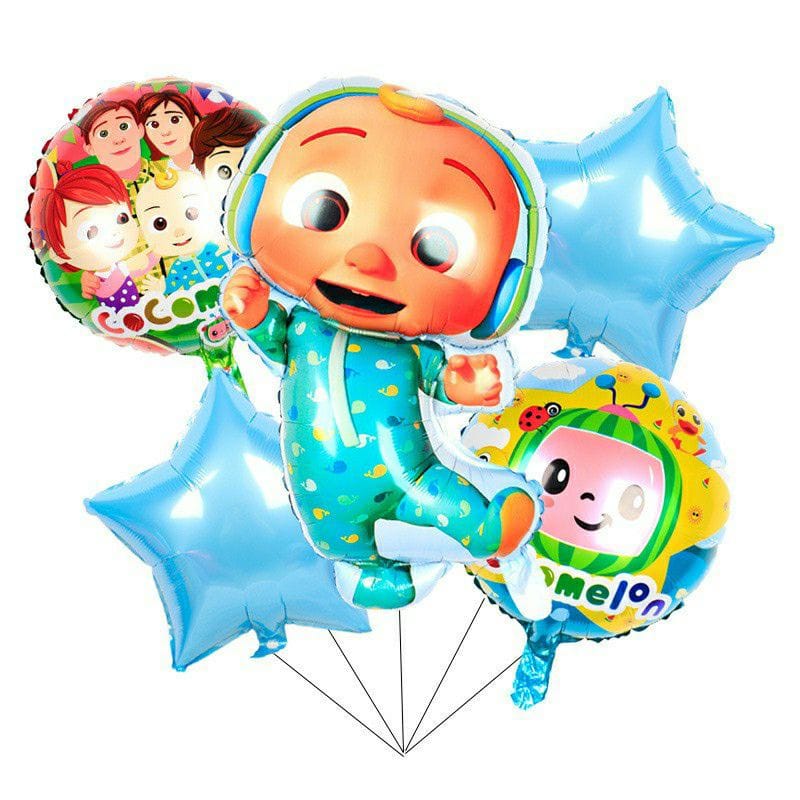 5pcs CocoMelon Character Theme Set