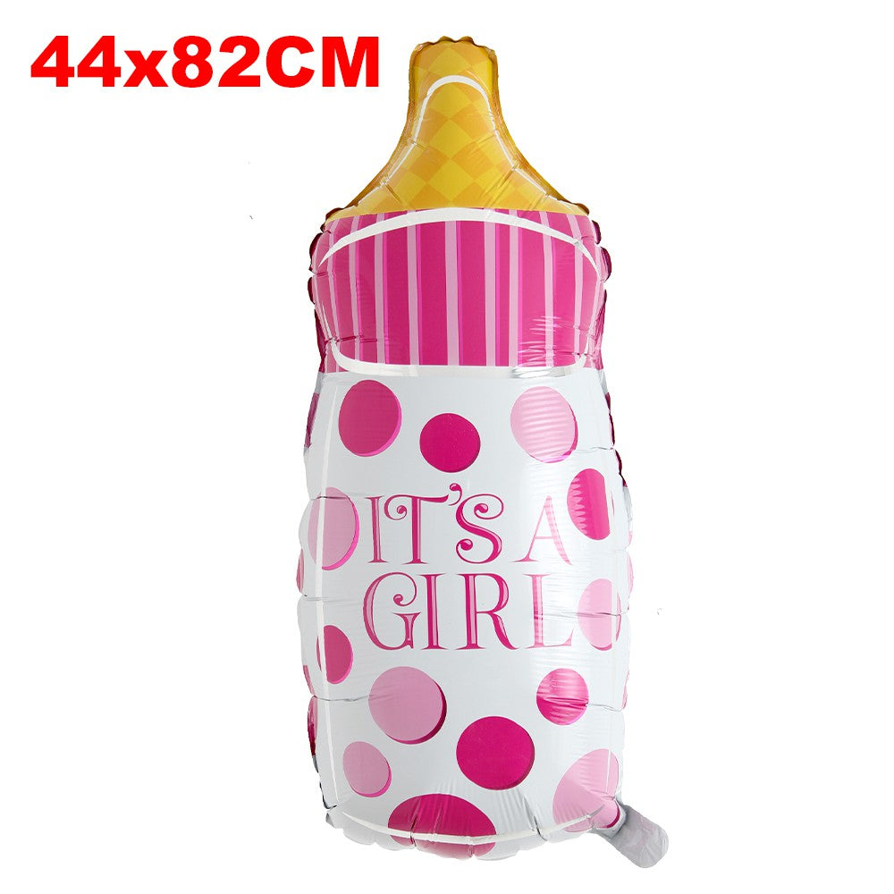 17 Pc Foil Balloon Theme Set Baby Girl