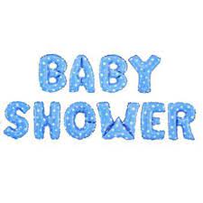 Blue Baby Shower Foil Balloons