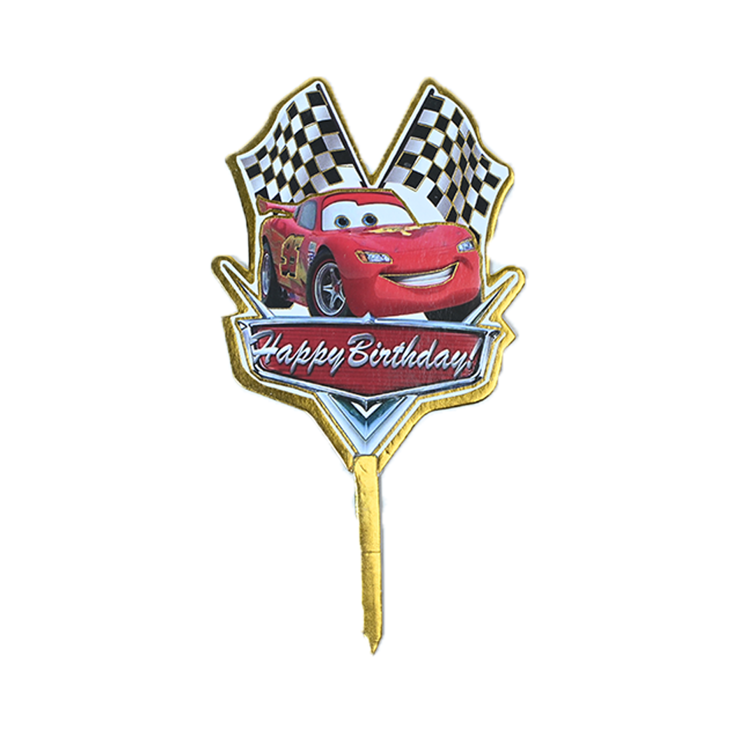 Cars Theme Cake Topper