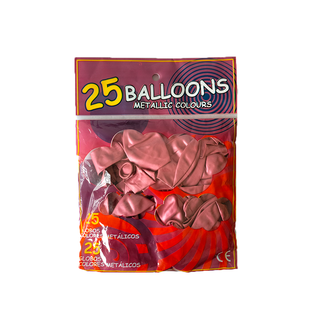 Chrome Rose Gold Balloons