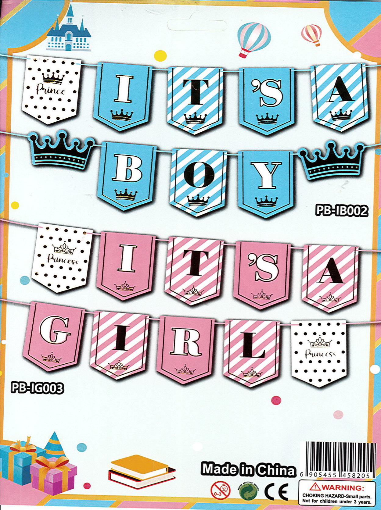 It's A Girl Princess Style Banner