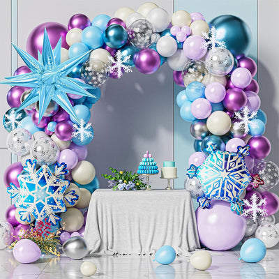 Winter Ice Flake Theme - 99 pcs