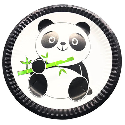 Panda Theme Paper Plates