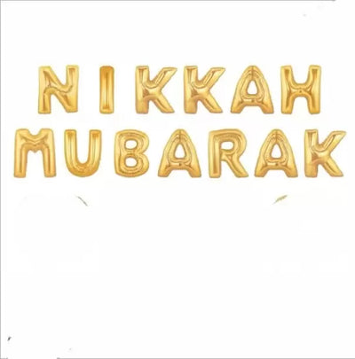 Golden Nikkah Foil balloon
