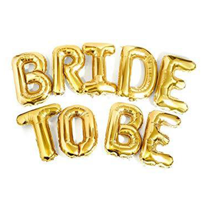 Bride To Be - Golden Foil Balloons