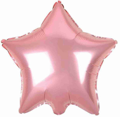 Multi Star Foil Balloons set 36 Pcs Rose Gold