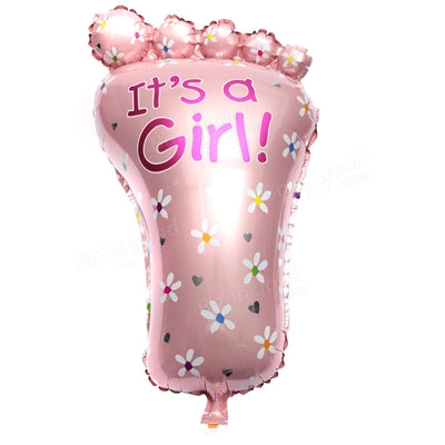 Baby Girl Foot Foil Balloon