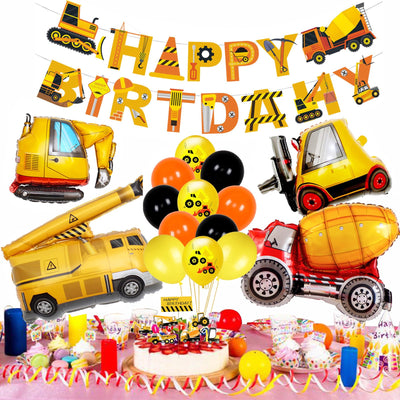 Construction Birthday Theme Set