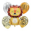 Lion Foil Balloon - 5 pc