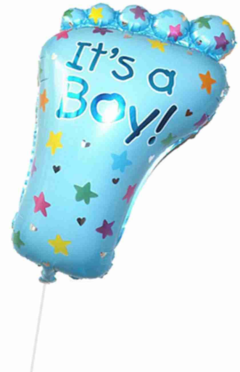 17 pcs Baby Boy Multi foil Balloons Set