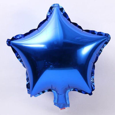 Star Shaped Foil Balloon Blue