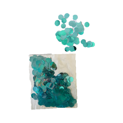 Aqua Green Confetti