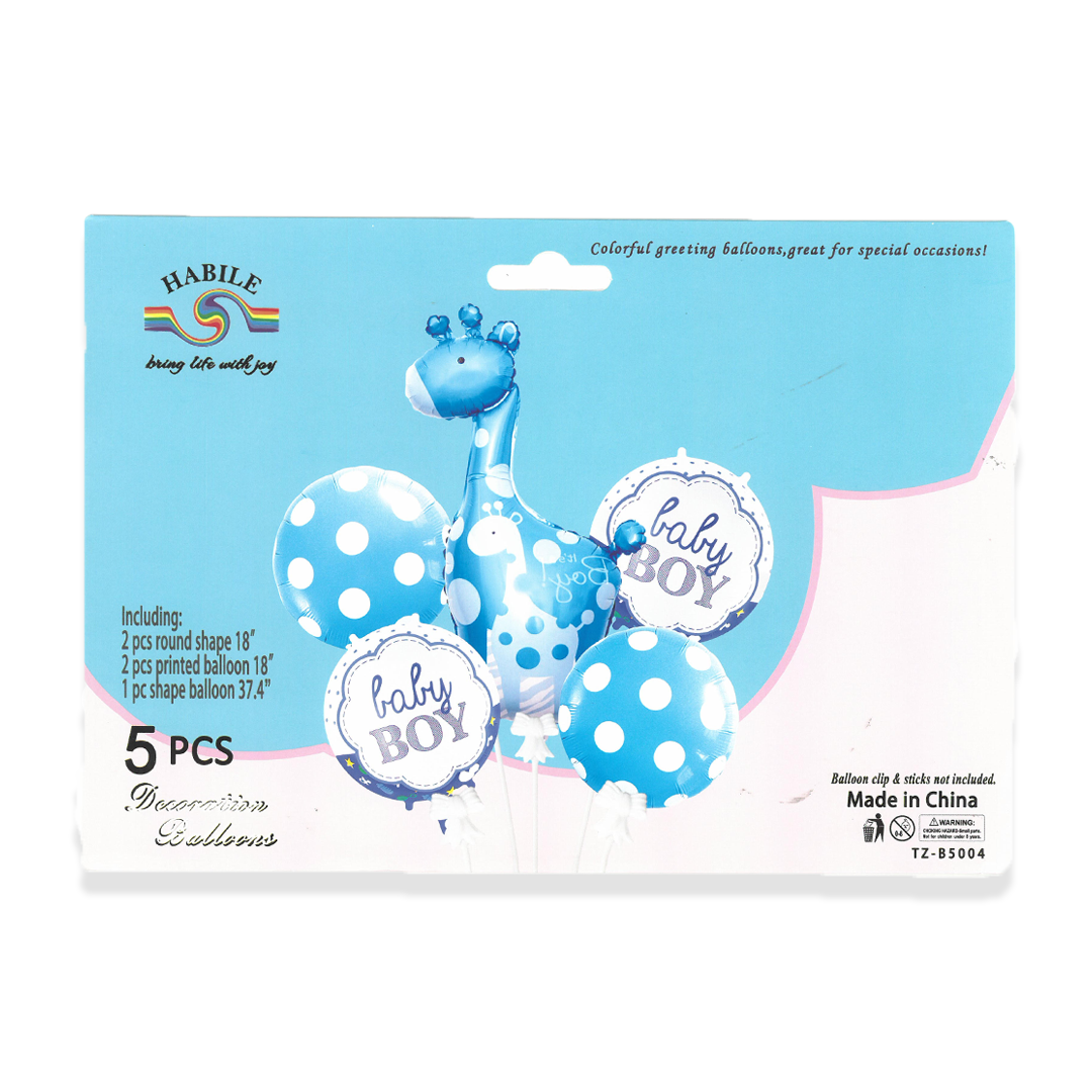 Its A Baby Boy Giraffe Theme Set 5 pc