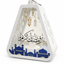 White Ramzan Lantern With Blue Mosque Print