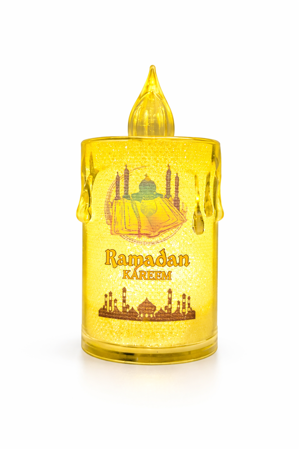 Round Crystal Ramzan Lantern Small Double Mosque Print