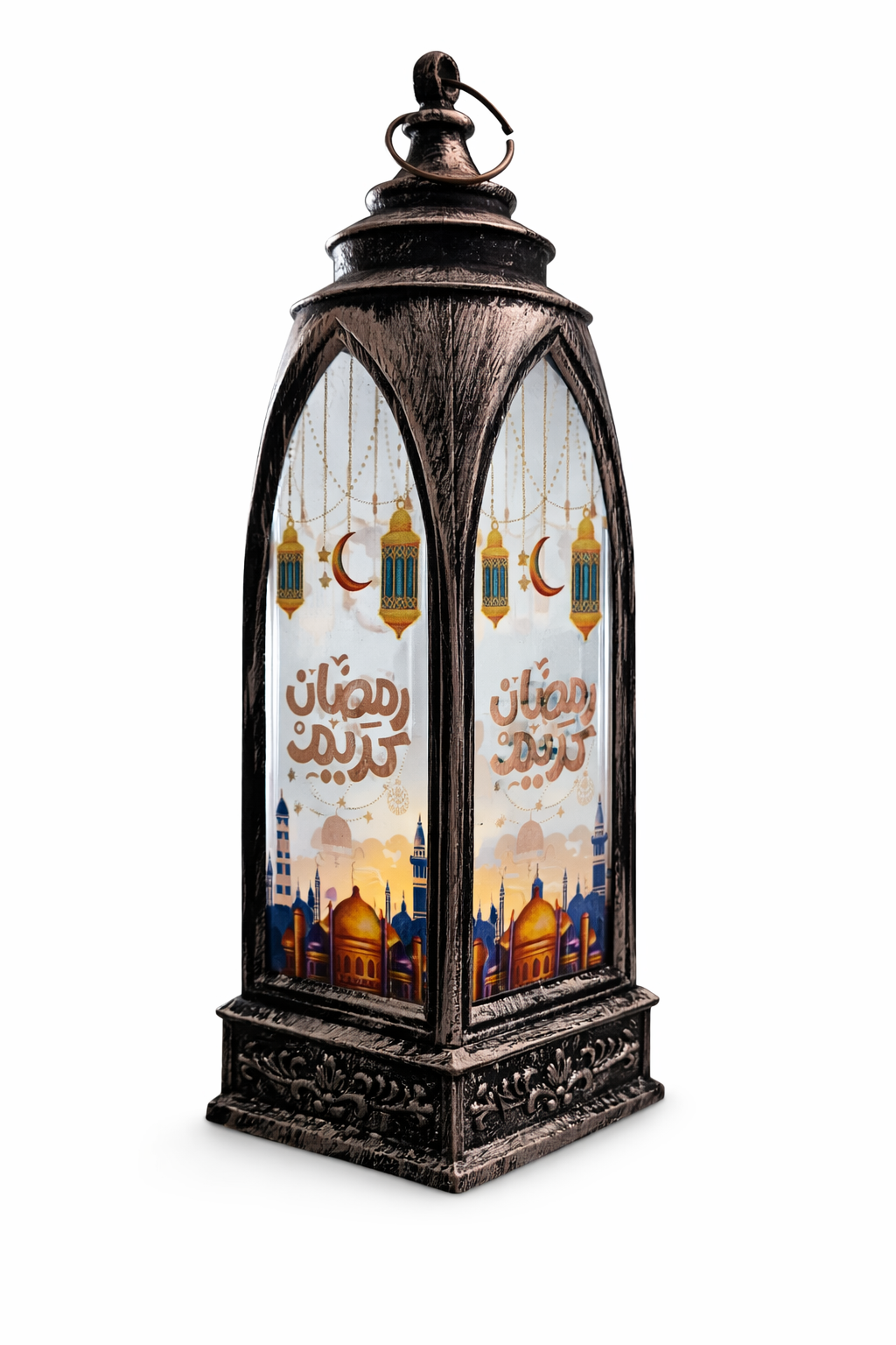 Ramadan Led Light Lantern - Silver