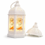 White Hexagon Hanging Ramzan Lantern With Toop Print