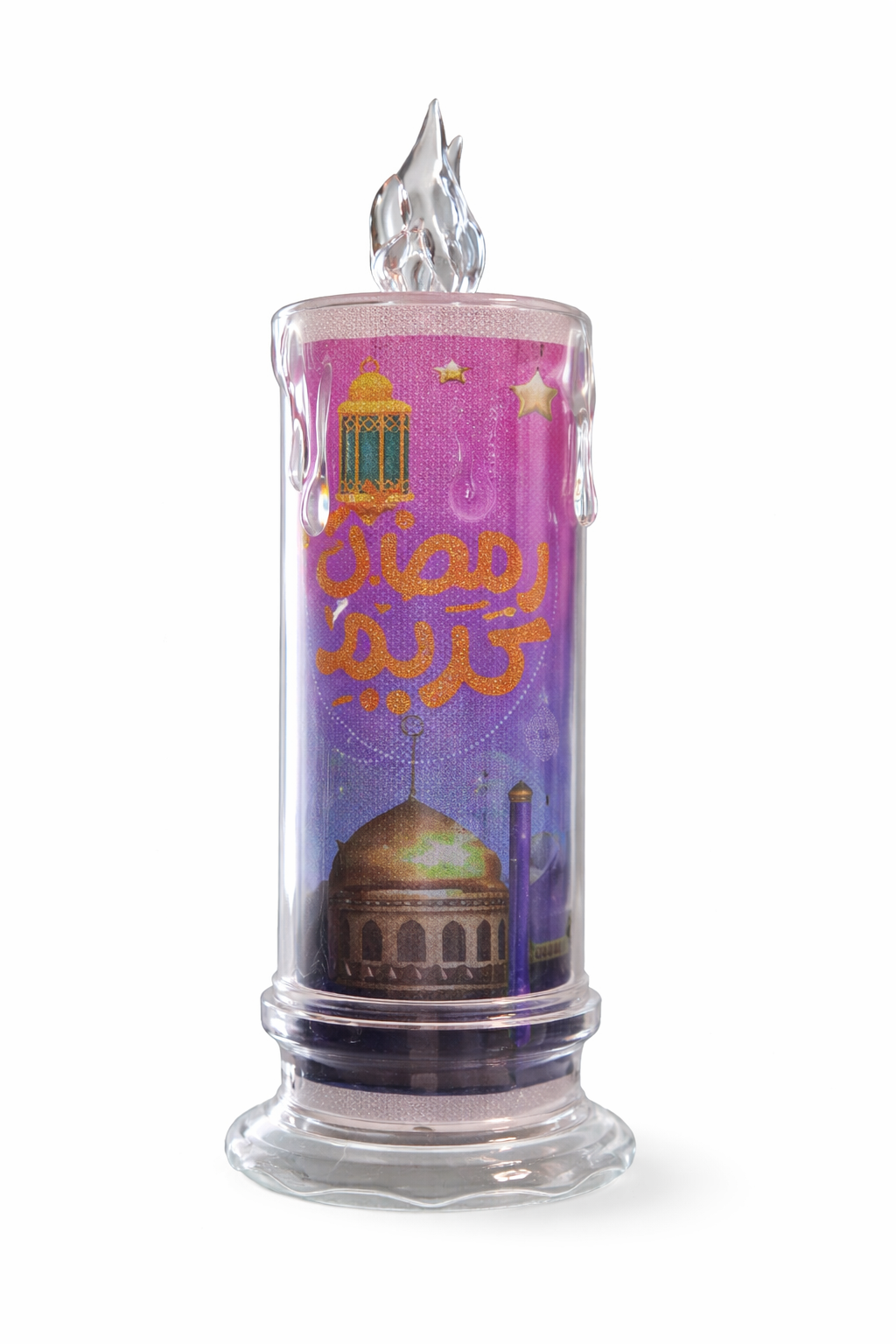 Ramadan Tower Lantern -  Crystal Shaped Full Design